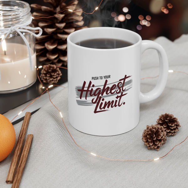 Hustle Hard Script Mug | Ceramic Coffee Cup