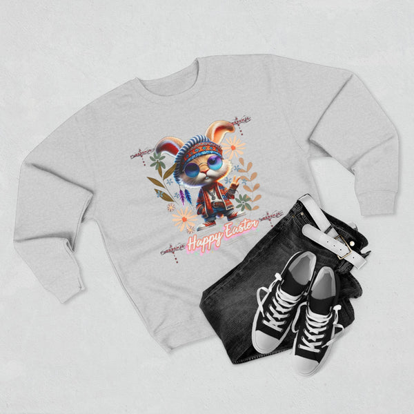 Cute Easter Bunny Unisex Crewneck Sweatshirt - Cozy Spring Apparel