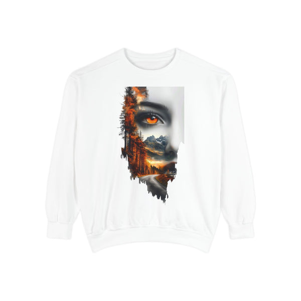 Mystical Nature Unisex Sweatshirt | Garment-Dyed Cozy Apparel
