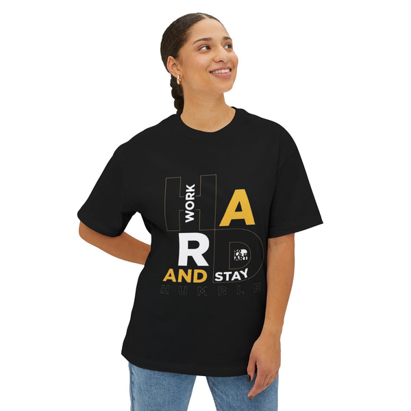 Work Hard and Stay Humble T-Shirt | Typography Graphic Tee