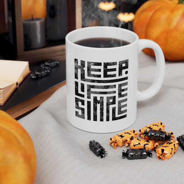 Kufi Square Arabic Calligraphy Mug | Ceramic Coffee Cup