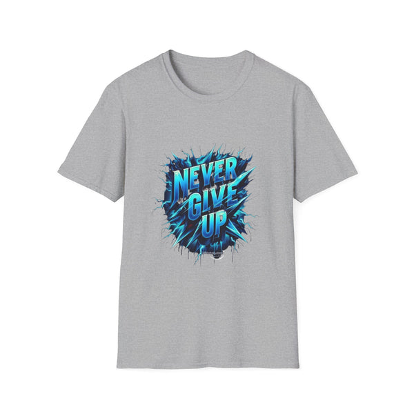 Motivational Unisex T-Shirt - 'Never Give Up' Inspirational Tee