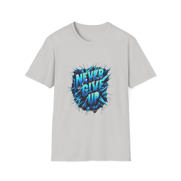 Motivational Unisex T-Shirt - 'Never Give Up' Inspirational Tee