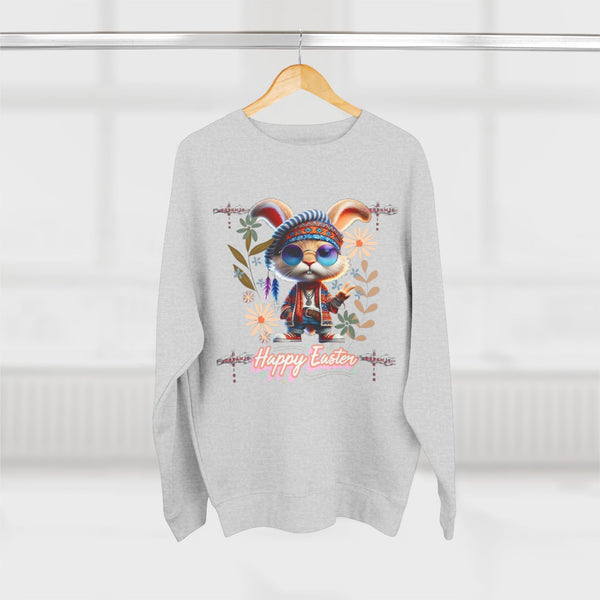 Cute Easter Bunny Unisex Crewneck Sweatshirt - Cozy Spring Apparel