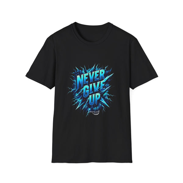 Motivational Unisex T-Shirt - 'Never Give Up' Inspirational Tee