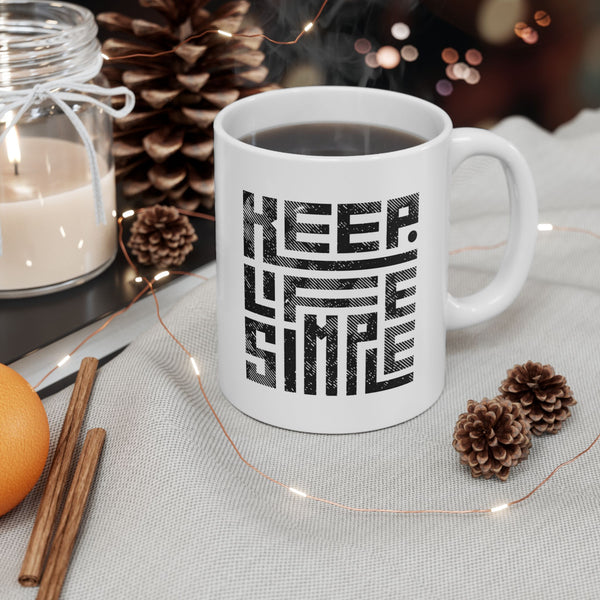 Kufi Square Arabic Calligraphy Mug | Ceramic Coffee Cup