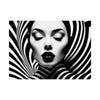 Minimalist Striped Beauty Rolled Poster | Modern Wall Art Decor