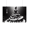 Elegant Piano-Themed Matte Poster | Musical Art Decor for Music Lovers