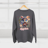 Cute Easter Bunny Unisex Crewneck Sweatshirt - Cozy Spring Apparel