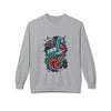 Shut Up Graphic Crewneck Sweatshirt - Unisex Midweight Fleece for Casual Style
