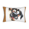 Playful Dog Lumbar Pillow – Cheery Home Decor for Dog Lovers