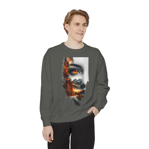 Mystical Nature Unisex Sweatshirt | Garment-Dyed Cozy Apparel