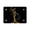 Elegant Gold Flowing Lady Acrylic Wall Art Panel | Modern Home Decor