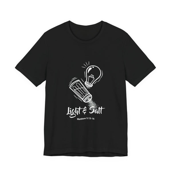 Light & Salt Illustration Tee | Matthew 5:13-16 Christian Shirt