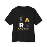 Work Hard and Stay Humble T-Shirt | Typography Graphic Tee