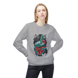Shut Up Graphic Crewneck Sweatshirt - Unisex Midweight Fleece for Casual Style