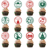 12 PCs A Set Christmas Party Decoration Cake Paper Cups Inserts
