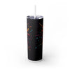 Colorful Music Vibes 20oz Skinny Tumbler with Straw