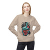 Shut Up Graphic Crewneck Sweatshirt - Unisex Midweight Fleece for Casual Style