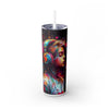 Colorful Music Vibes 20oz Skinny Tumbler with Straw