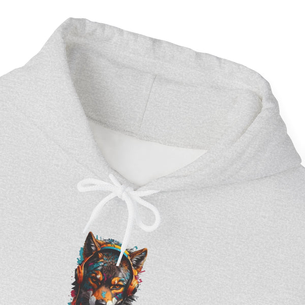 Inspirational Wolf Hoodie - 'Unleash Your Potential' Unisex Sweatshirt