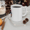 Happy Easter Ceramic Coffee Mug - 11oz & 15oz, Cute Bunny Design