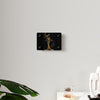 Elegant Gold Flowing Lady Acrylic Wall Art Panel | Modern Home Decor