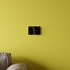 Elegant Gold Flowing Lady Acrylic Wall Art Panel | Modern Home Decor