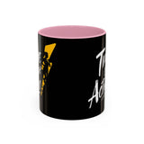 Time For Action Mug | Motivational Black Coffee Cup, 11oz or 15oz