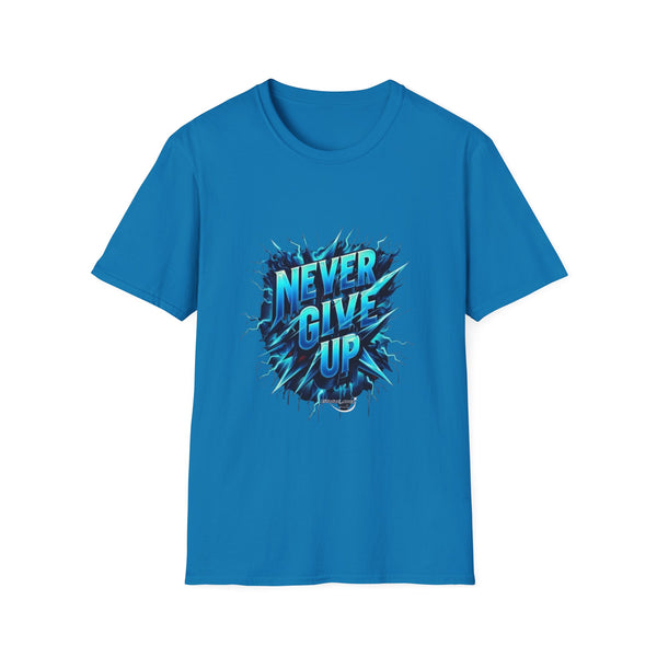 Motivational Unisex T-Shirt - 'Never Give Up' Inspirational Tee