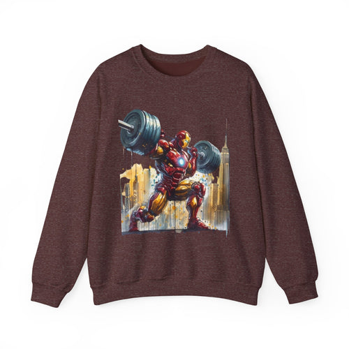 Iron Man Motivational Crewneck Sweatshirt - Focus on Success