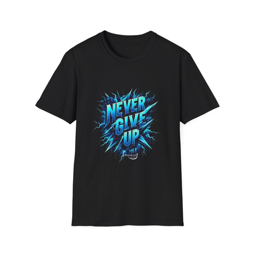 Motivational Unisex T-Shirt - 'Never Give Up' Inspirational Tee