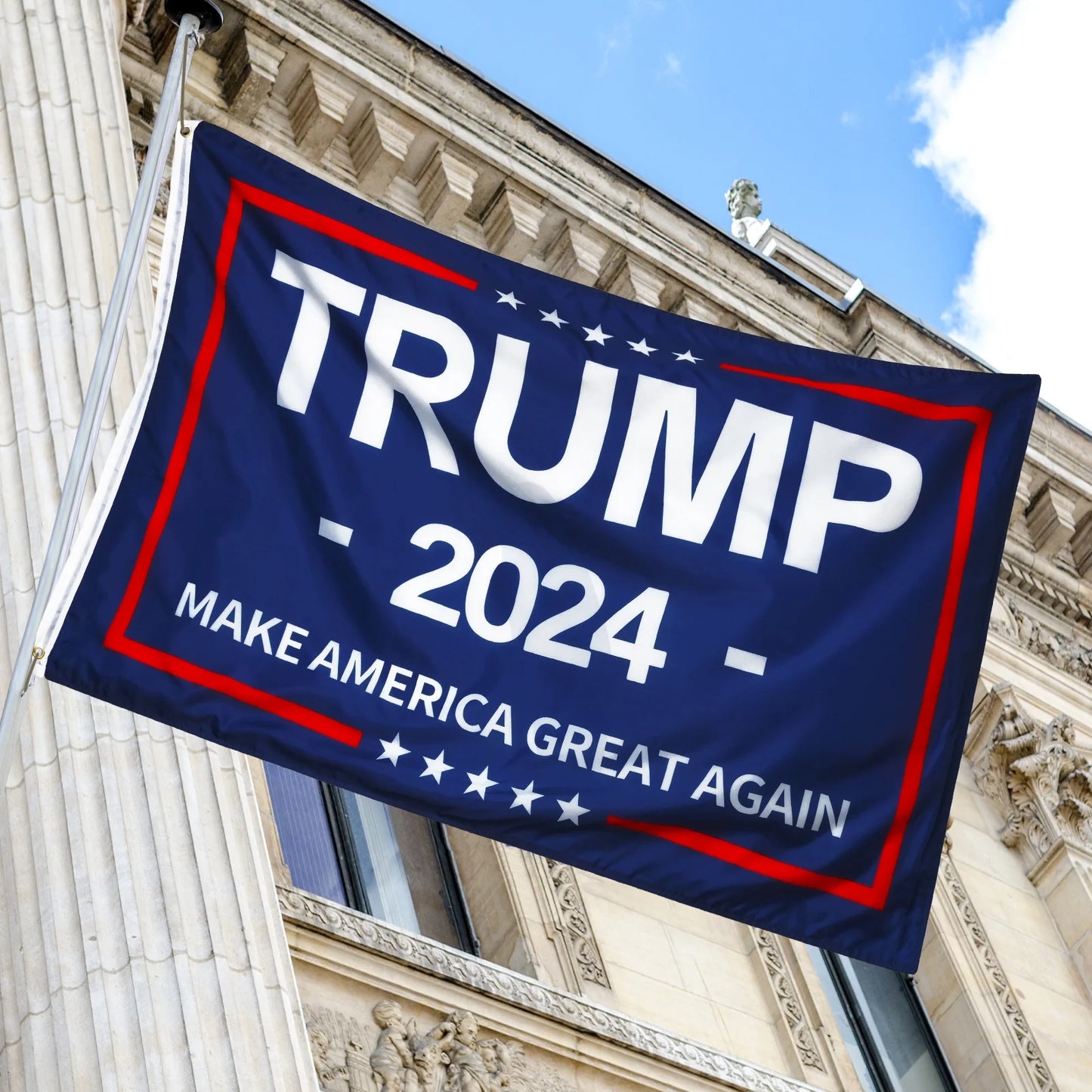 Trump 2024 Flag 3X5 Outdoor Double Sided 3 Ply Outdoor Trump Flags 2024 for outside Patio