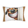 Playful Dog Lumbar Pillow – Cheery Home Decor for Dog Lovers
