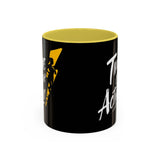 Time For Action Mug | Motivational Black Coffee Cup, 11oz or 15oz